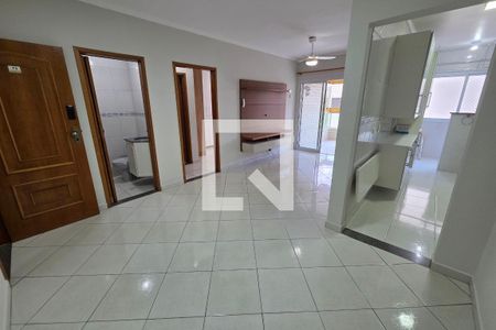 Sala de apartamento para alugar com 1 quarto, 60m² em Aviação, Praia Grande