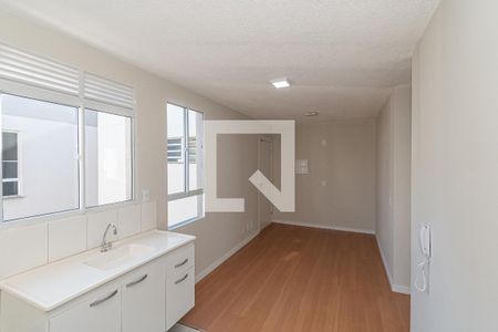 Sala/Cozinha de apartamento à venda com 2 quartos, 39m² em Parque Orestes Ongaro, Sumaré