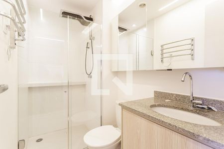 Banheiro de apartamento à venda com 1 quarto, 30m² em Moema, São Paulo