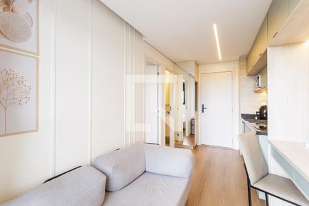 Sala de apartamento à venda com 1 quarto, 30m² em Moema, São Paulo