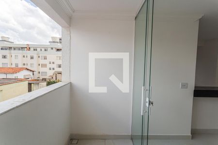 Varanda da Sala  de apartamento à venda com 3 quartos, 77m² em Sagrada Família, Belo Horizonte