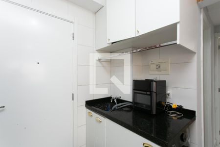 Sala / Cozinha  de apartamento à venda com 2 quartos, 32m² em Vila Nova Curuca, São Paulo
