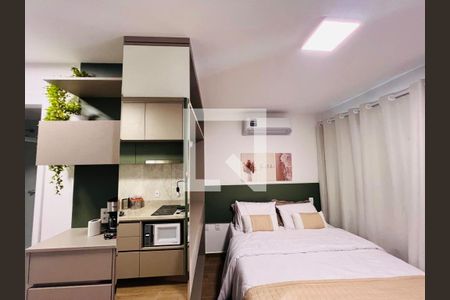 Sala / Quarto de kitnet/studio para alugar com 1 quarto, 25m² em Perdizes, São Paulo