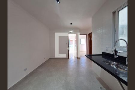 Sala/Cozinha de apartamento à venda com 2 quartos, 74m² em Jardim Alvorada, Santo André