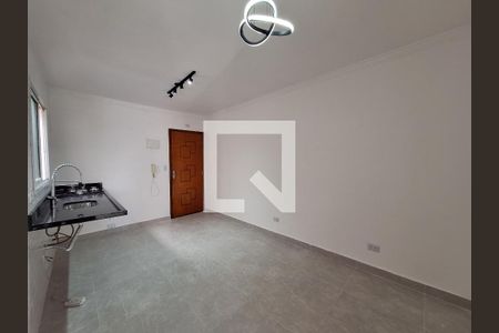 Sala/Cozinha de apartamento à venda com 2 quartos, 74m² em Jardim Alvorada, Santo André