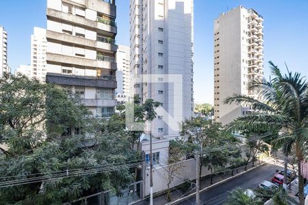 Sala/Cozinha - VIsta de apartamento para alugar com 1 quarto, 40m² em Jardim Paulista, São Paulo