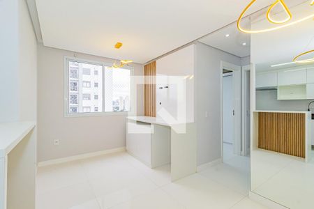 Sala/Cozinha de apartamento à venda com 2 quartos, 43m² em Santo Amaro, São Paulo