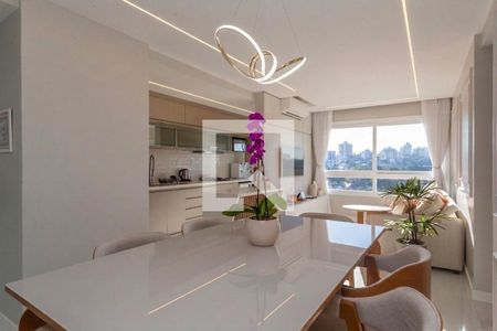 Sala de Jantar de apartamento à venda com 3 quartos, 71m² em Jardim do Salso, Porto Alegre