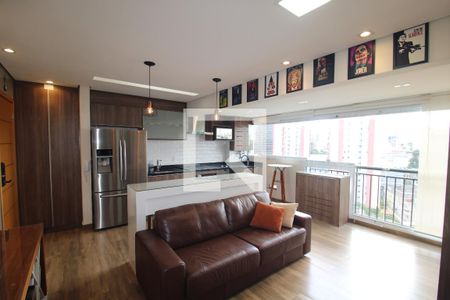 Sala / Cozinha de apartamento para alugar com 1 quarto, 42m² em Santana, São Paulo