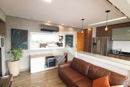 Sala / Cozinha de apartamento para alugar com 1 quarto, 42m² em Santana, São Paulo