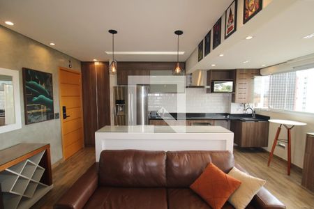 Sala / Cozinha de apartamento para alugar com 1 quarto, 42m² em Santana, São Paulo