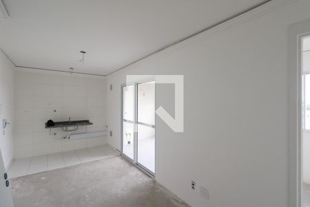 Sala e Cozinha de apartamento à venda com 2 quartos, 44m² em Conceição, Diadema