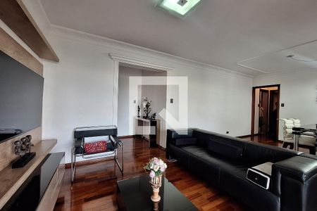 Sala de apartamento para alugar com 3 quartos, 136m² em Vila Bastos, Santo André