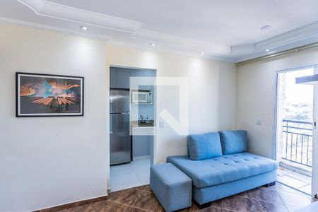 Sala de apartamento para alugar com 2 quartos, 65m² em Parque Maria Domitila, São Paulo