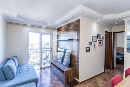 Sala de apartamento para alugar com 2 quartos, 65m² em Parque Maria Domitila, São Paulo
