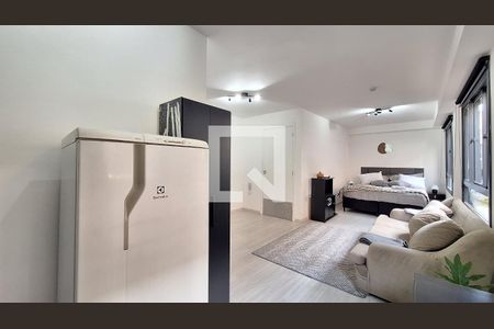 Sala/Quarto/Cozinha de apartamento à venda com 1 quarto, 35m² em Barra Funda, São Paulo