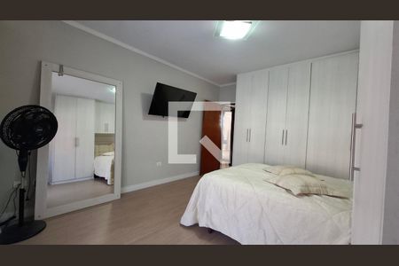 Quarto 1 suíte de casa à venda com 3 quartos, 151m² em Jardim Cambui, Santo André