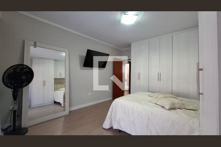 Quarto 1 suíte de casa à venda com 3 quartos, 151m² em Jardim Cambui, Santo André