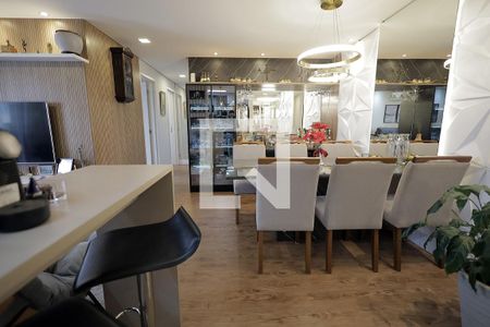 Sala de apartamento para alugar com 3 quartos, 83m² em Vila Valparaíso, Santo André