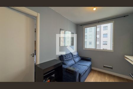 Sala e Cozinha de apartamento para alugar com 1 quarto, 25m² em Santo Amaro, São Paulo