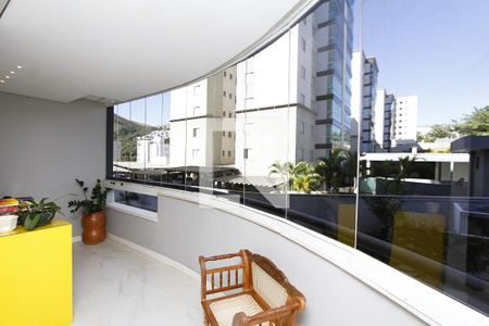 Varanda da Sala de apartamento à venda com 2 quartos, 80m² em Buritis, Belo Horizonte