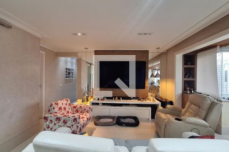 Sala  de apartamento à venda com 4 quartos, 127m² em Centro, Santo André