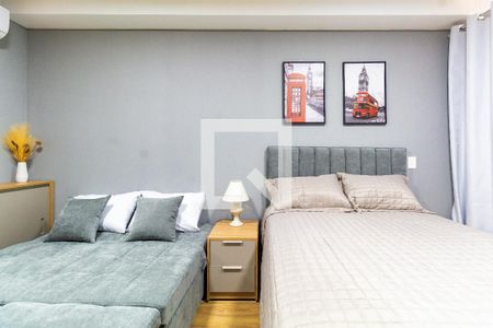 Sala / Quarto de apartamento para alugar com 1 quarto, 28m² em Paraíso, São Paulo