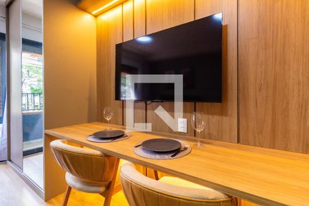 Sala / Quarto de apartamento para alugar com 1 quarto, 28m² em Paraíso, São Paulo