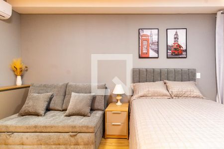 Sala / Quarto de apartamento para alugar com 1 quarto, 28m² em Paraíso, São Paulo