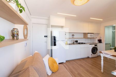 Sala - Cozinha de apartamento para alugar com 2 quartos, 37m² em Vila Sonia, São Paulo