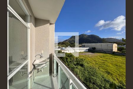 Varanda e Área de Serviço de apartamento para alugar com 1 quarto, 33m² em Recreio dos Bandeirantes, Rio de Janeiro