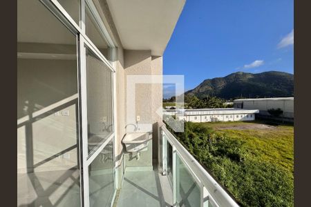 Varanda e Área de Serviço de apartamento para alugar com 1 quarto, 33m² em Recreio dos Bandeirantes, Rio de Janeiro