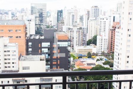 Vista da Varanda de kitnet/studio para alugar com 1 quarto, 27m² em Cidade Monções, São Paulo
