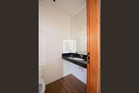 Banheiro da Suíte de casa à venda com 3 quartos, 180m² em Rio Branco, Belo Horizonte