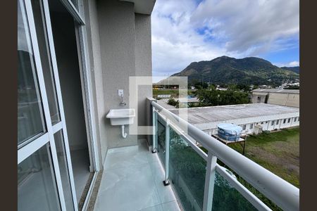 Varanda de kitnet/studio para alugar com 1 quarto, 33m² em Recreio dos Bandeirantes, Rio de Janeiro