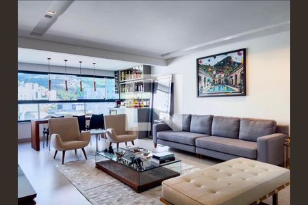 Sala de apartamento à venda com 4 quartos, 134m² em Buritis, Belo Horizonte