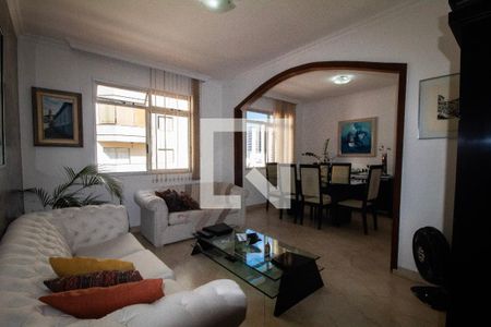 Sala de Estar de apartamento à venda com 3 quartos, 126m² em Grajaú, Belo Horizonte