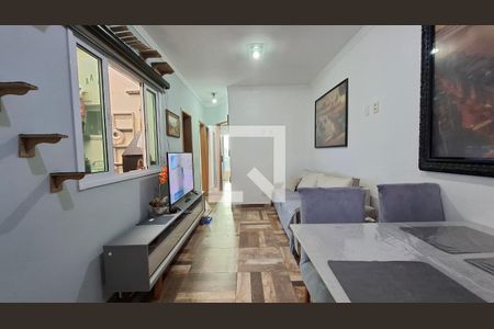 Sala de apartamento para alugar com 2 quartos, 52m² em Vila Apiai, Santo André