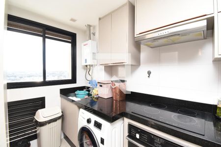 Sala e Cozinha de apartamento à venda com 2 quartos, 69m² em Boa Vista, Curitiba