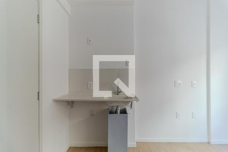 Cozinha de kitnet/studio à venda com 1 quarto, 19m² em República, São Paulo