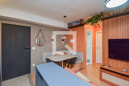 Sala/Cozinha de apartamento à venda com 2 quartos, 42m² em Socorro, São Paulo