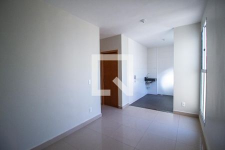 Sala de apartamento para alugar com 2 quartos, 50m² em Caguaçu, Sorocaba