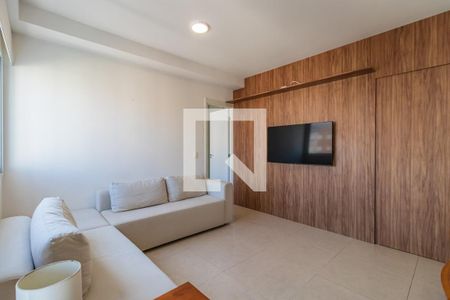 Sala de apartamento à venda com 1 quarto, 54m² em Alphaville Empresarial, Barueri