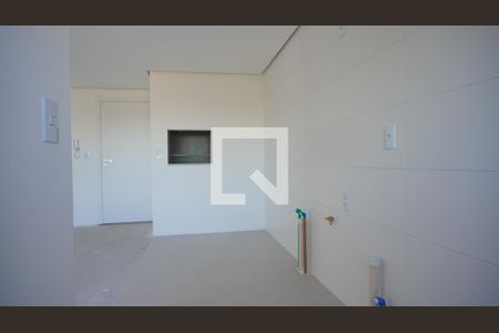 Cozinha e churrasqueira  de apartamento à venda com 2 quartos, 64m² em Petrópolis, Porto Alegre