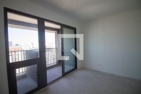 Sala / Quarto - Studio de kitnet/studio à venda com 1 quarto, 26m² em Cidade Monções, São Paulo