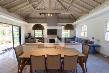 Sala de Jantar de casa de condomínio à venda com 5 quartos, 400m² em Ouro Velho Mansões, Nova Lima