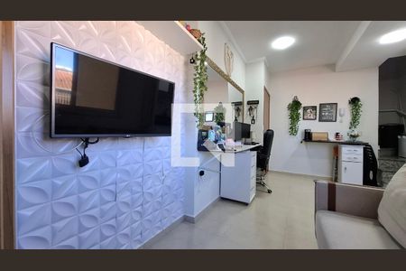 Sala de apartamento à venda com 2 quartos, 78m² em Vila Marina, Santo André