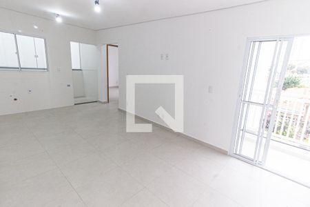 Sala/Cozinha de apartamento à venda com 2 quartos, 54m² em Vila Canero, São Paulo