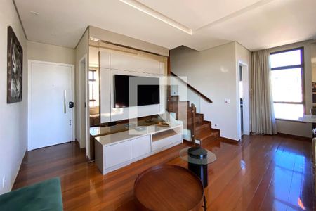 Sala de apartamento para alugar com 3 quartos, 115m² em Carmo, Belo Horizonte