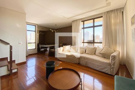 Sala de apartamento para alugar com 3 quartos, 115m² em Carmo, Belo Horizonte
